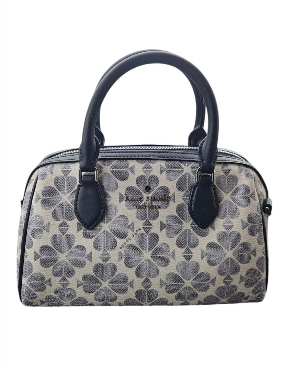 Kate Spade New York Spade Flower Jacquard Mini Satchel EUC